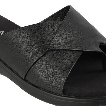 Softgrip everyday vegan leather toe-loop flats for women (1590) 3