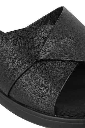 Softgrip everyday vegan leather toe-loop flats for women (1590)