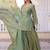 green fendi crush zari sharara suit plus size