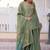 green fendi crush zari sharara suit plus size