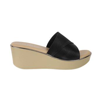Lazera women   s criss-cross wedge slide sandals (1595) 2