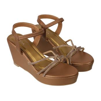 Lazera women   s strappy wedge party sandals (1605) 3