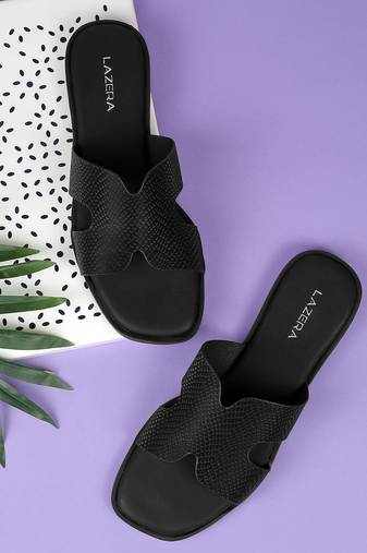 Lazera women’s textured slip-on flats