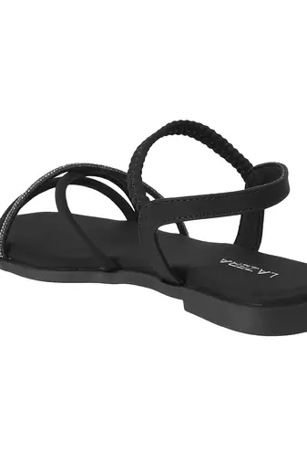 Lazera women   s strappy flat sandals (1608)