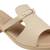 Women’s elegant buckle strap mid-heel slides (1609)