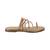 Multi-strap flat sandals with toe ring design[1610]