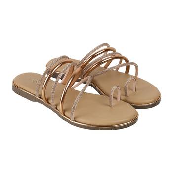 Multi-strap flat sandals with toe ring design[1610] 3