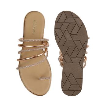 Multi-strap flat sandals with toe ring design[1610] 4