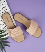 Lazera women’s ruched slide sandals