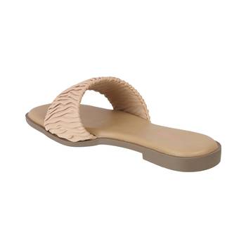 Lazera women   s ruched slide sandals 3