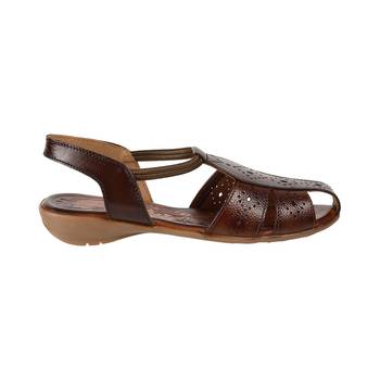 Tan daily wear sandals for women (1621) 2