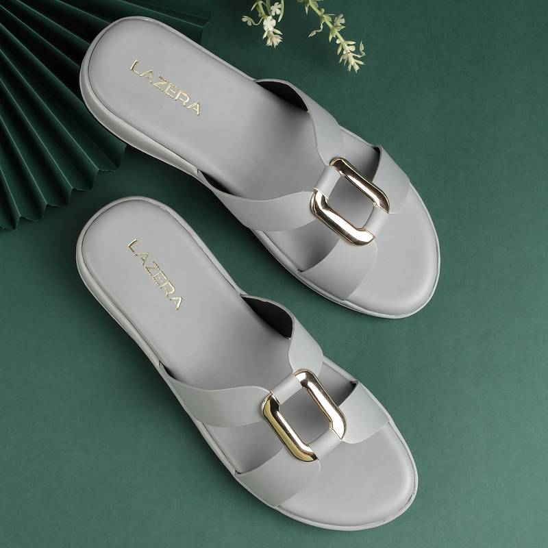 Women’s casual buckle strap flat sandals (1623)