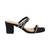 Lazera women’s partywear block heel sandals with crystal straps