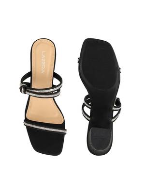 Lazera women   s partywear block heel sandals with crystal straps 3