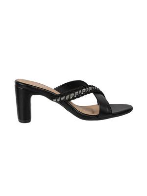 Lazera women   s block heel sandals with braided crystal strap 5