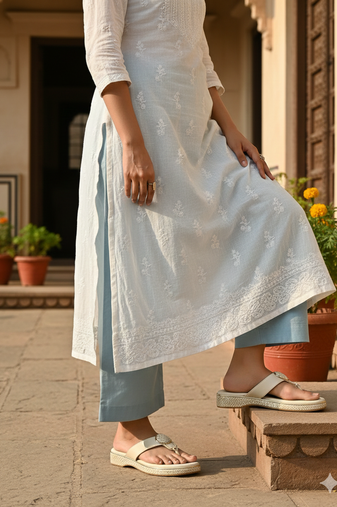 Lazera women’s embellished wedge slip-on sandals