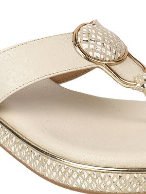Lazera women   s embellished wedge slip-on sandals 5