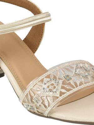 Lazera women   s embroidered block heel sandals 3