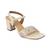 Lazera women’s embroidered block heel sandals