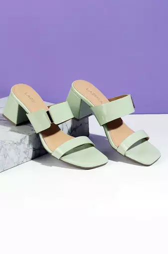 Lazera women   s block heel slip-on sandals