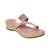 Lazera women’s stylish wedge thong sandals (1634)