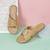Soft casual slip-on sandals for women