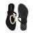 Elegant indo-western slip-on sandals for women (1640)