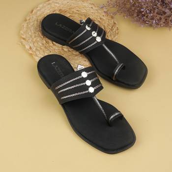 Indo-western kolhapuri slip-on for women (1641) 2