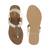 Indo-western toe-ring slip-on sandals for women