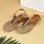 Indo-western toe-ring slip-on sandals for women