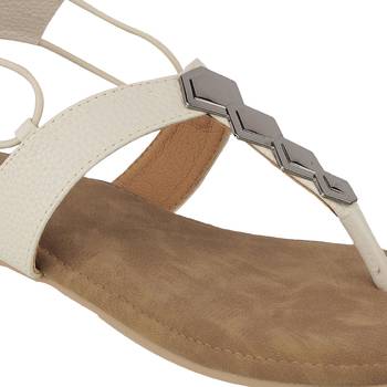 Indo-western toe-ring slip-on sandals for women 5