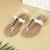 Indo-western toe-ring slip-on sandals for women