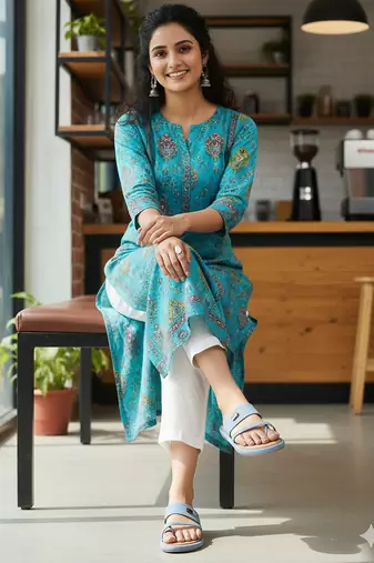 Women’s flat toe-loop sandals