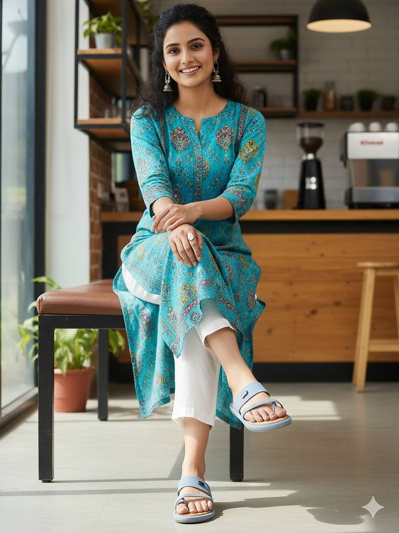 Women’s flat toe-loop sandals