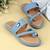 Women’s flat toe-loop sandals