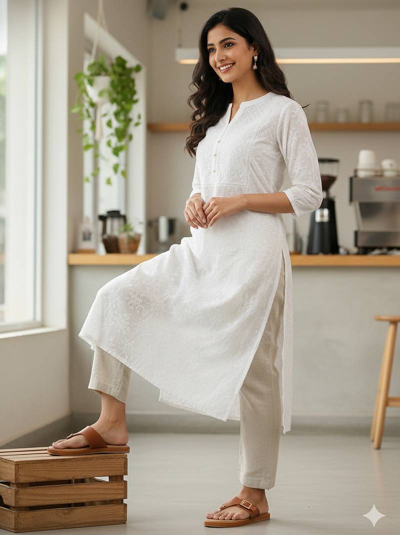 Women’s flat toe-loop sandals