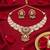 Traditional handcrafted gold-plated kundan pearl necklace set with earrings | ethnic bridal jewelry