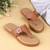 Women’s flat toe-loop sandals