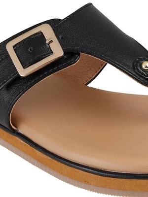 Women   s flat toe-loop sandals 5
