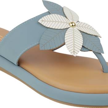 Cute floral slip-on sandals for women 5