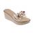 Women’s embellished wedge heel sandals (1651)