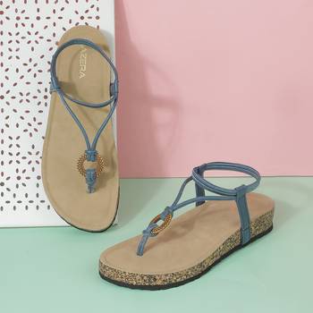 Casual strap sandals flats 1