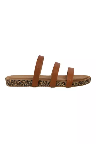 Lazera women   s triple strap flats