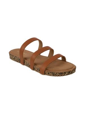 Lazera women   s triple strap flats 5