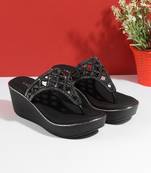 Party wedge sandals (1666)