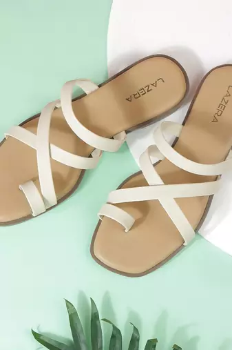 Minimal slip-on flats