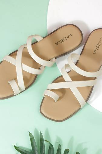 Minimal slip-on flats