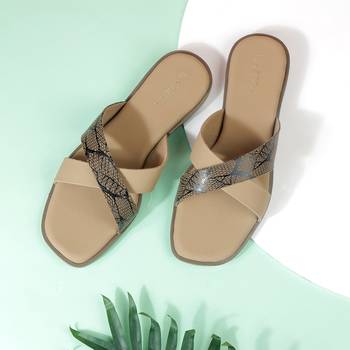 Women     flats     cross-strap slip-ons | lazera shoes 1