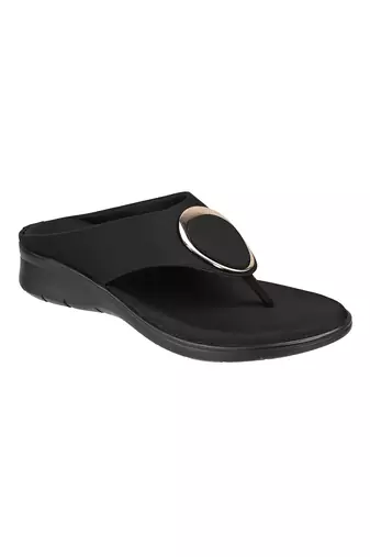 Women   s comfort flat toe-loop sandals (1677)
