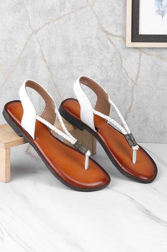 Women’s flat toe-loop slingback sandals (1679)